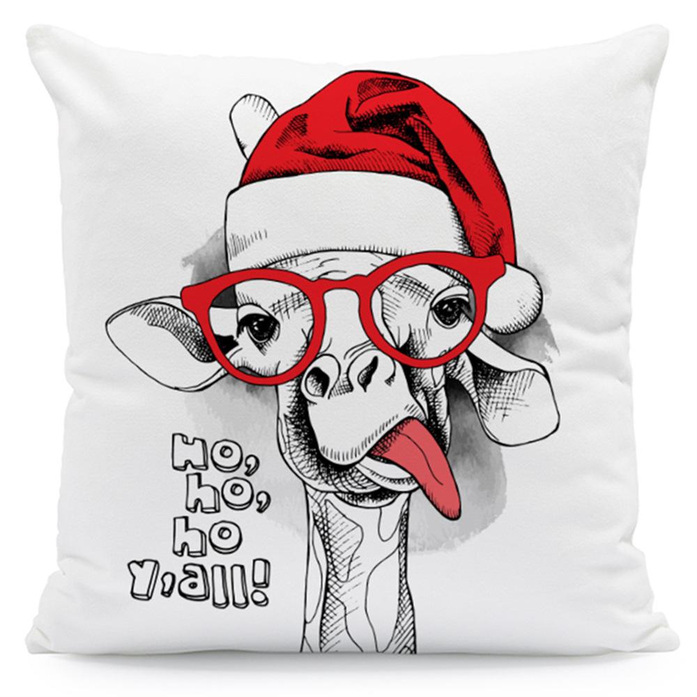

С Рождеством Чехлы для подушек Домашнее Рождественское украшение Рождественский подарок Подушка с Новым годом 40x40cm