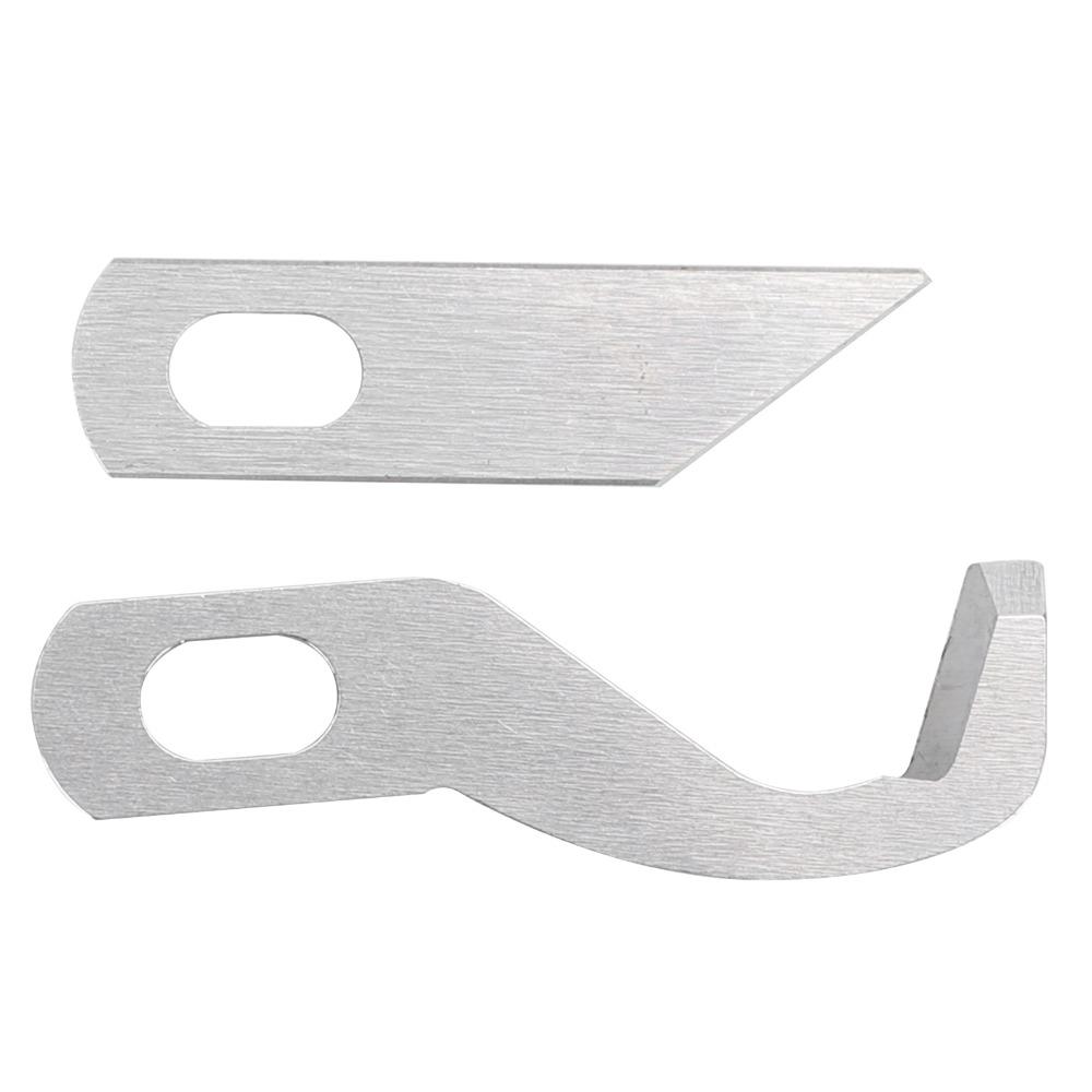 2pcs Compatible Overlock Machine Knives Multifunctional Sewing Machine Knives Household Sewing