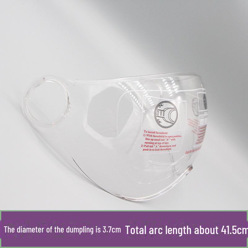 

Линза для шлема Andes Harley: Универсальное высокочеткое прозрачное солнцезащитное лобовое стекло, четыре сезона, армированный материал ПК