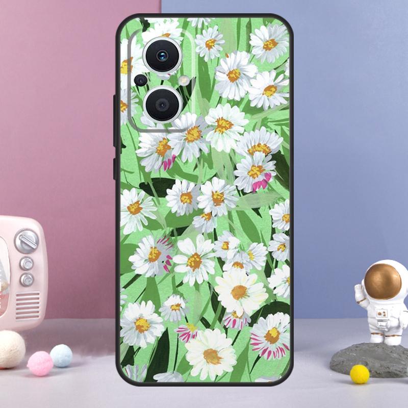 

Цветочный Растительный Арт Чехол Для OPPO Reno 11 F 12F 13F 14F 10 12 13 14 Pro 7 8 Lite OPPO Find X9 X6 X5 X8 Pro Чехол OPPO Find X8
