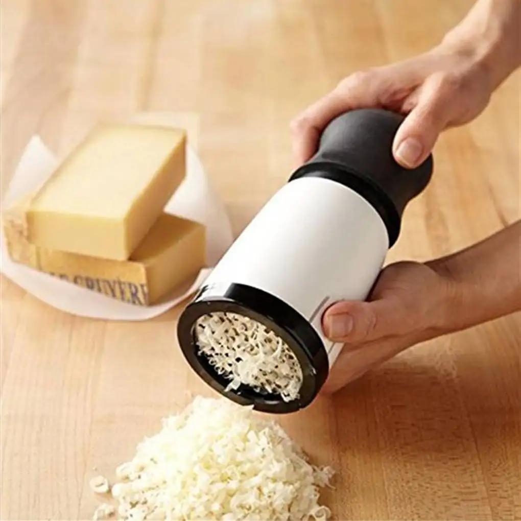 Cheese Grater Cutter 2 Type Blade Kitchen Gadget Chocolate Grater DIY Butter Food Mill Cheese Grater Slicer ABS Stainless Steel