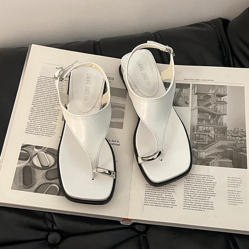 Fashion Summer Clip Toe Women Silver Sandals Fashion Wedges Heel Ladies Outdoor Gladiator Sandalias