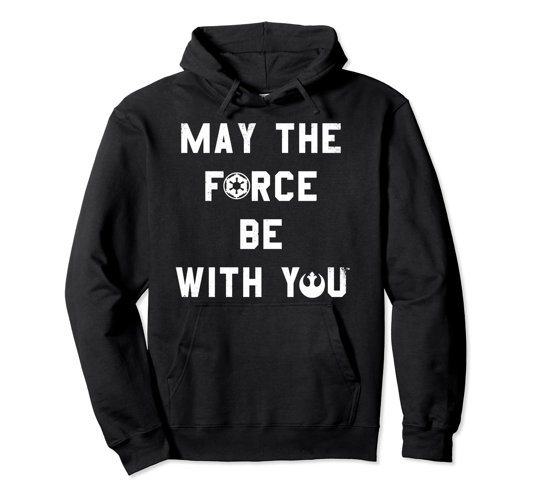 Star Wars Distressed May the Force Be With You Hoodie