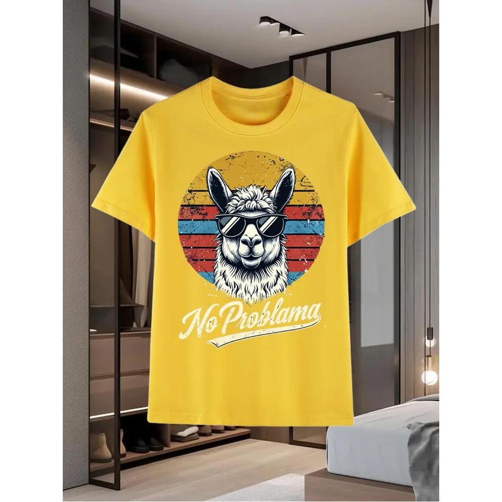 

Новая мужская футболка с коротким рукавом с принтом на лето 2025 года. Модный и универсальный топ XXXXL