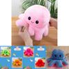 Adorable Double-sided Flip Reversible Octopus Plush Toy In Soft And Lifelike Style