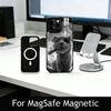 Cool Cat Phone Case For iPhone17,16,15,14,13,12,11 Plus,Pro Magnetic with Magsafe Wireless Charging