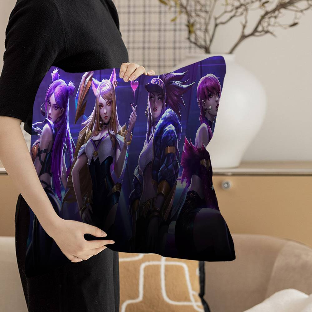 LOL KDA ALL OUT Cushion Cover Decorative Pillow Sofa Home Decor case pillow cases