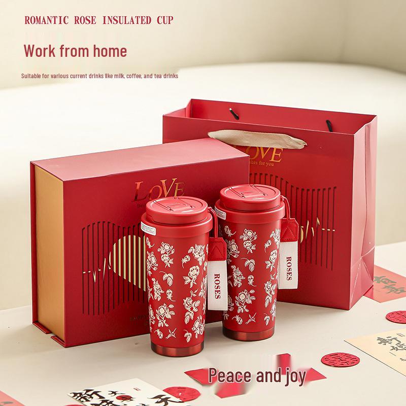 Elegant Wedding Gift: High-End Cup Set for Newlywed Brides & Best Friends