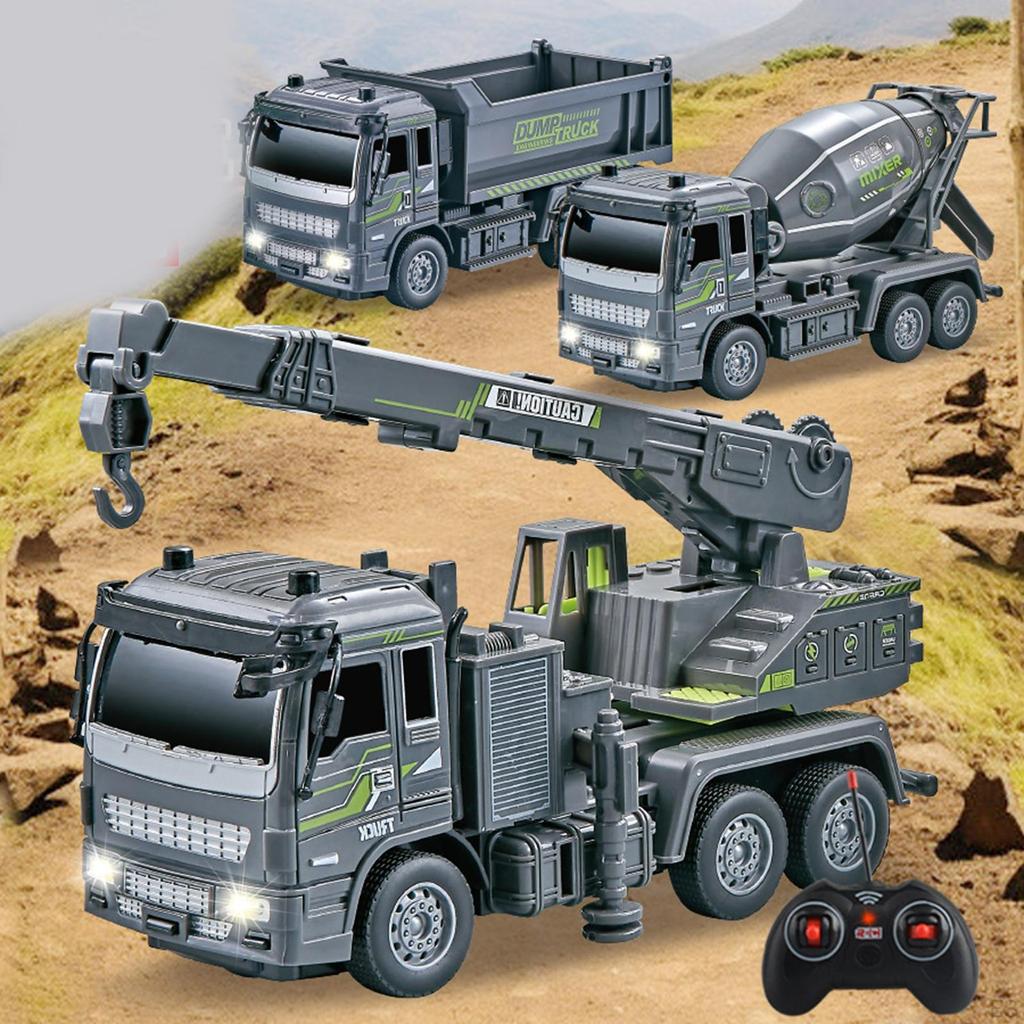 1:32 RC Engineering Car Toy Electric Truck, Vehicle for Children, Birthday