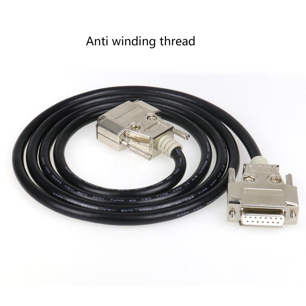 DB15 Stecker Buchse Datenkabel Stecker Drahtleitung 26AWG Reiner Kupferkern für Computer CNC Kassen 1,5m-30m