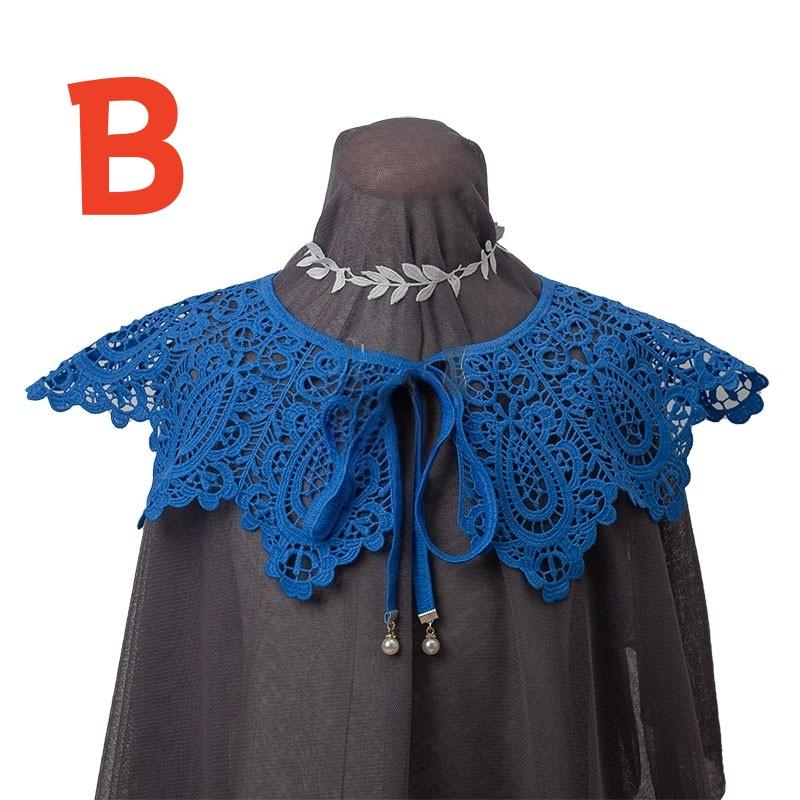 

Venice Cotton lace Collar Appliques,Milk White Emboridered Collar ,cotton Floral Emboridered Collar 1 pcs