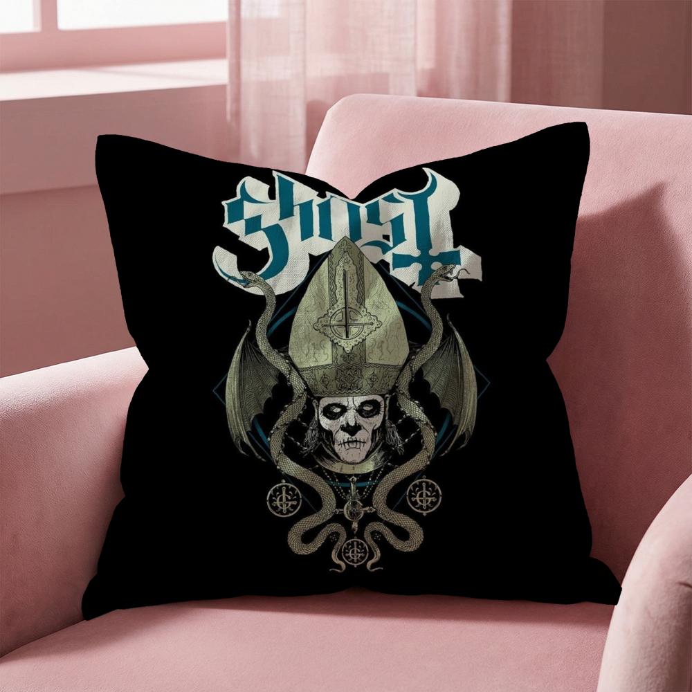 Cool G-Ghost BandS Cushion Cover Multi-Scene Pillow Cover for Home & Car - Reversible, Soft & Durable for Daily Use