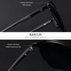 BARCUR Temples Sunglasses Women Polarized Fashion Sun Glasses Driving Round Ladies Sunglass