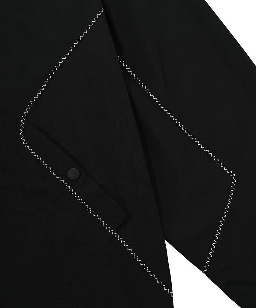 Openyard(Oy) Oblique Line Track Jacket - Black