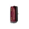 Coach Madison Camellia Studded Decor Small Calfskin Coated Canvas And Snake Leather Crossbody Bag Women Crossbody Bag Black Red 4679-B4NQ4