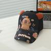 Boys And Girls Hats Kapibara 3D Printed Children'S Cartoon Children'S Cap Sunscreen Shade Baseball Cap