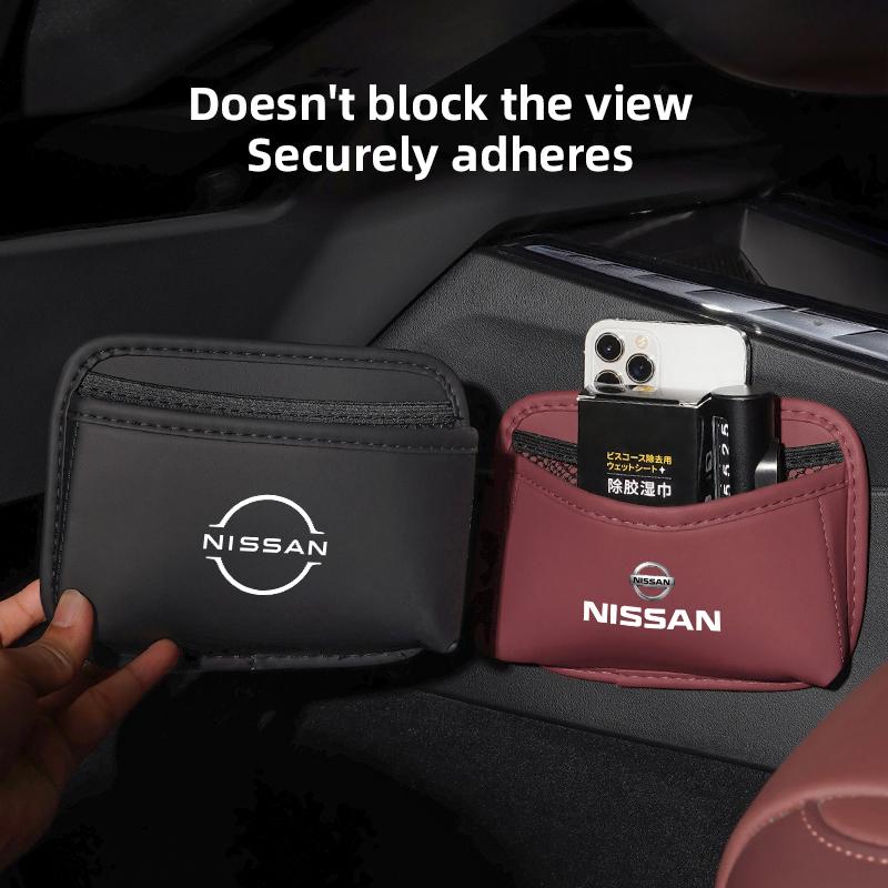 Multifunktionale Leder-Aufbewahrungsbox für das Auto für Nissan GTR NISMO Qashqai Patrol X-trail Tiida Navara Sylphy Juke Teana Skyline