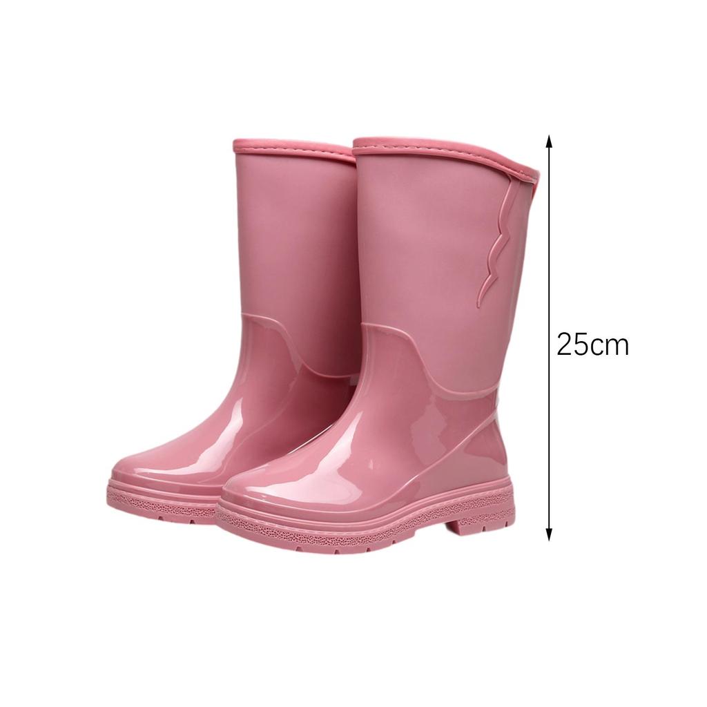 Rain Boots for Women Garden Shoes Waterproof Trendy Footwear Portable Anti Slip Rainboots