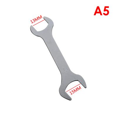 Llave fina de doble cabeza, de extremo abierto y de doble uso, ultrafina, herramientas manuales para coche