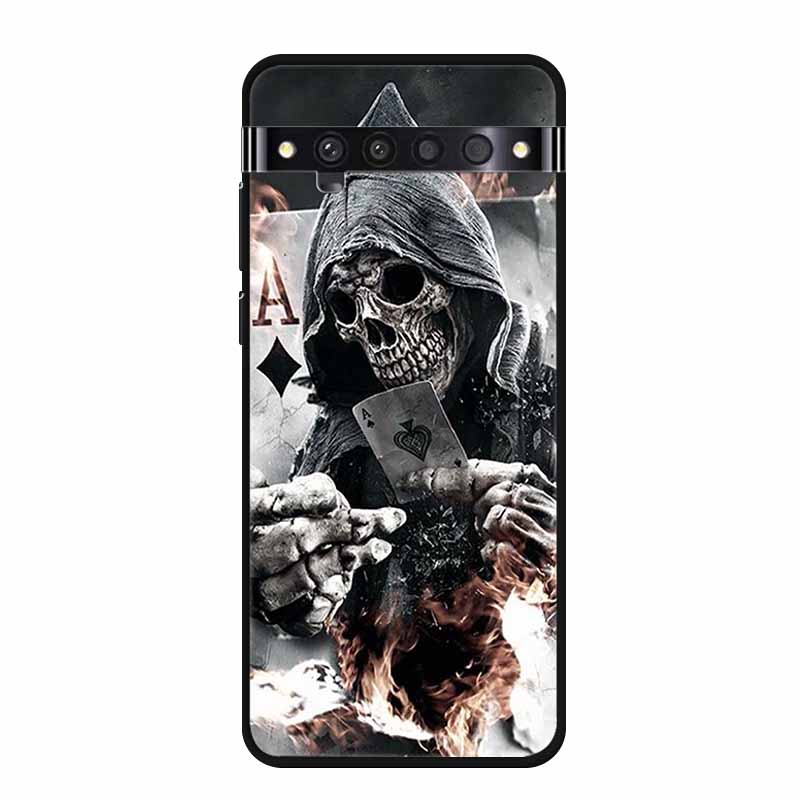 Für TCL 10 Pro Hüllen Weiches TPU Silikon Katze Löwe Rückseitenhüllen für TCL 10 Pro T799B T799H Cover Stoßfest Funda Capa TCL10Pro 6,47"