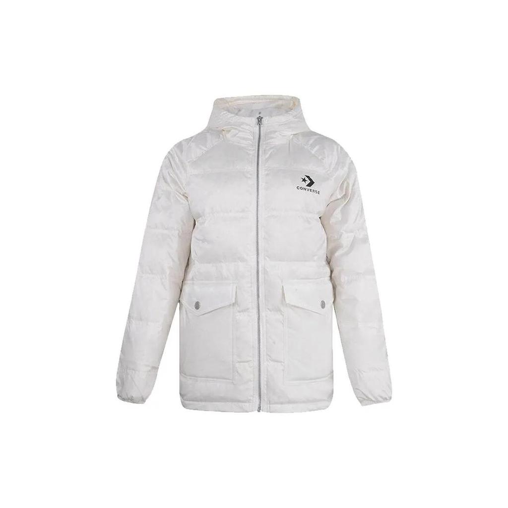 Converse Down Jacket Women's White (Unisex) Down Jackets 10006855 A03