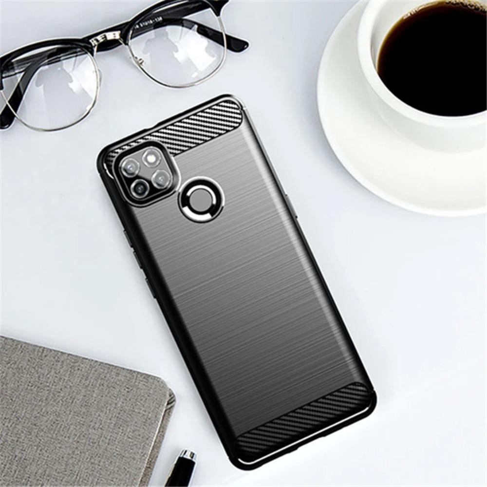 For Motorola Moto G9 Power Case Bumper Rubber Silicon Carbon Fiber Cover For Motorola G9 Power Phone Case For Moto G9 Power Case