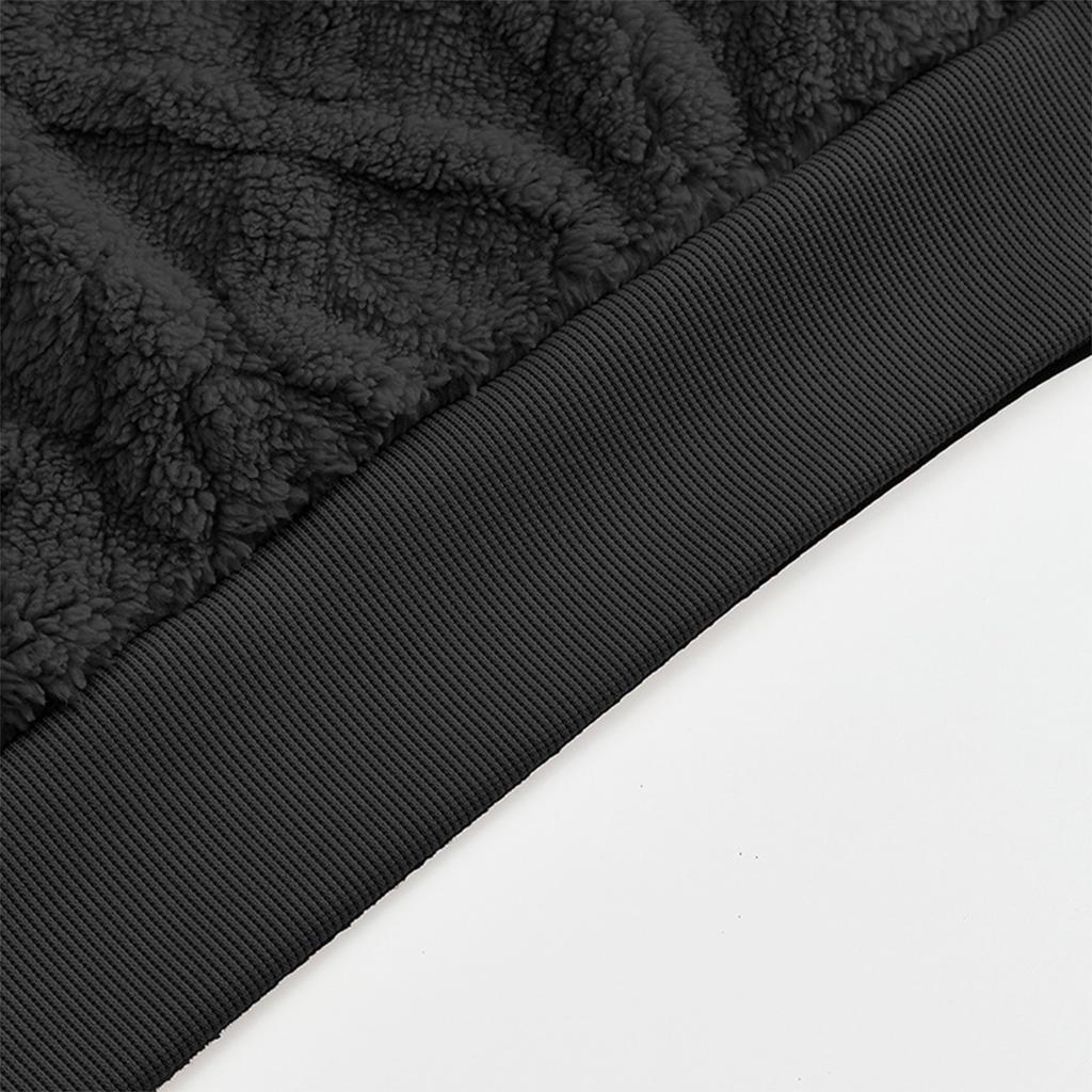 Uformell dobbeltsidig fløyel hettegenser herre mote genser