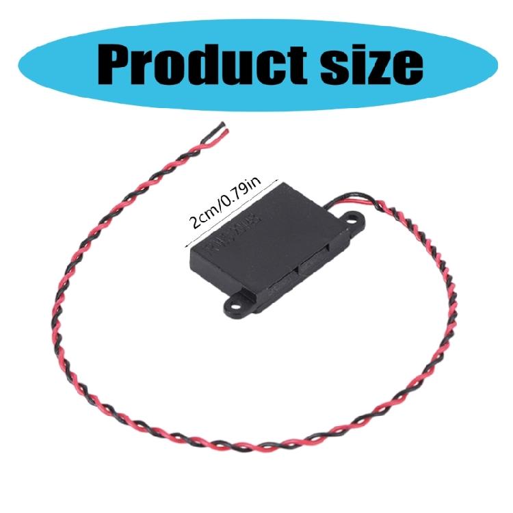 Side Emitting Cavity Speaker Rectangle 8ohm 2W Intelligent Voice Broadcasting Speaker Loudspeaker Replacement Part