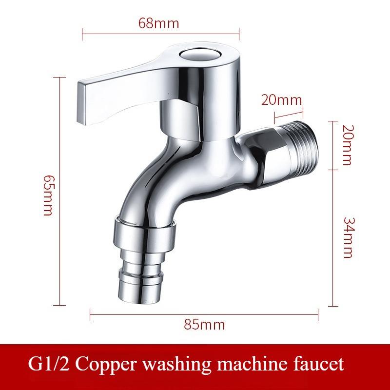 1PC copper washing machine faucet