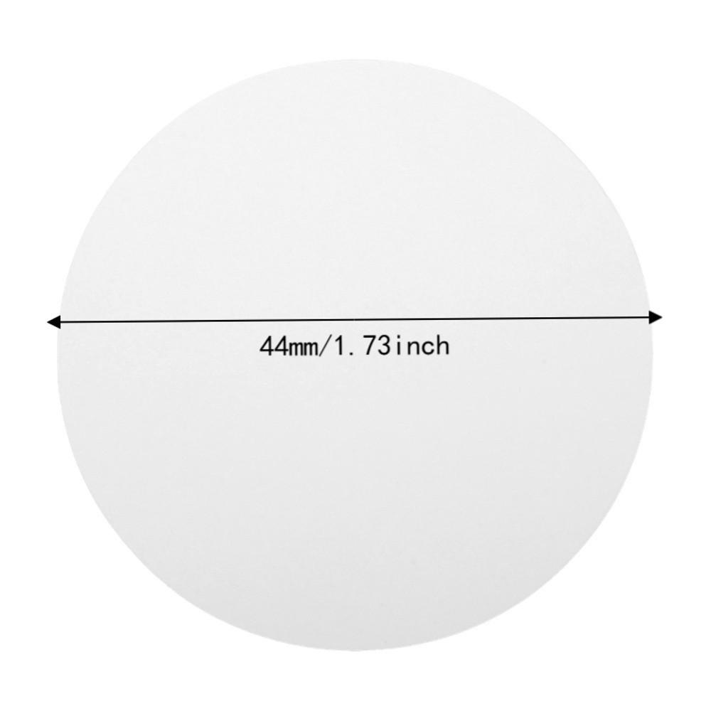 100 Stück Button-Anstecker Rohlinge Papier DIY Anstecker Herstellung Papier Rund Foto Druckerpapier Für DIY-Liebhaber