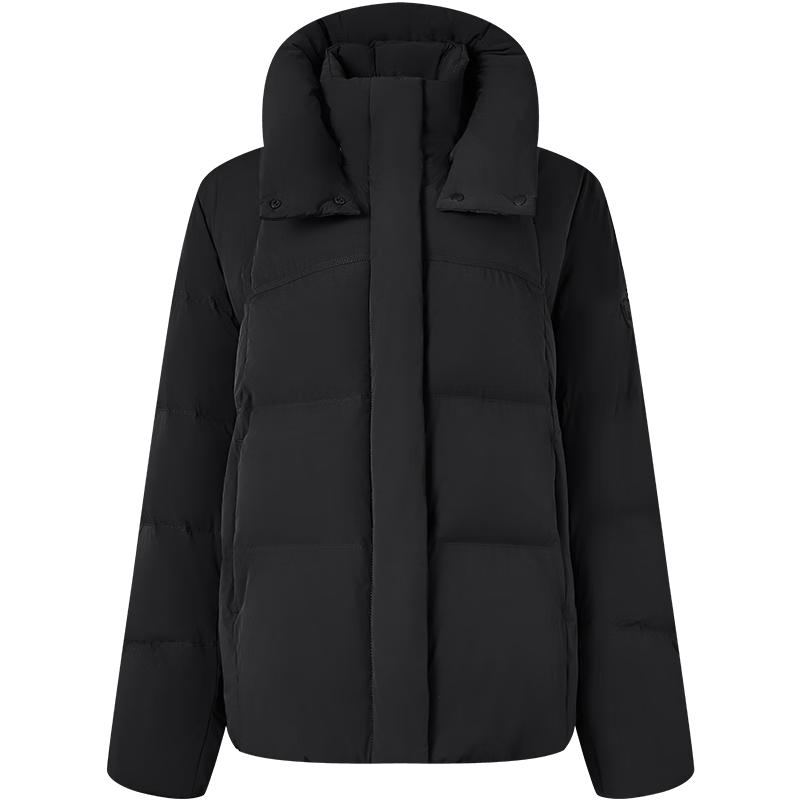 

Tambor Women s Oversized Short Down Jacket with Detachable Hood XS