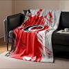 Red Abstract Swirl Design Blanket print blanket soft and cozy perfect for the living room bed sofa or a nap,gift