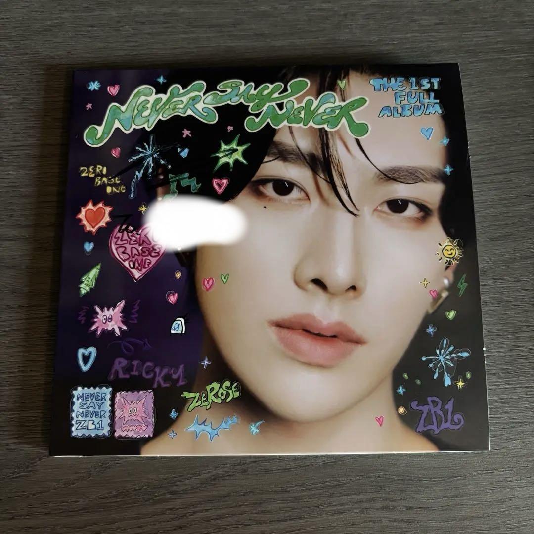 

[USED] ZB1 Autograph Digipack Never Say Never Ricky