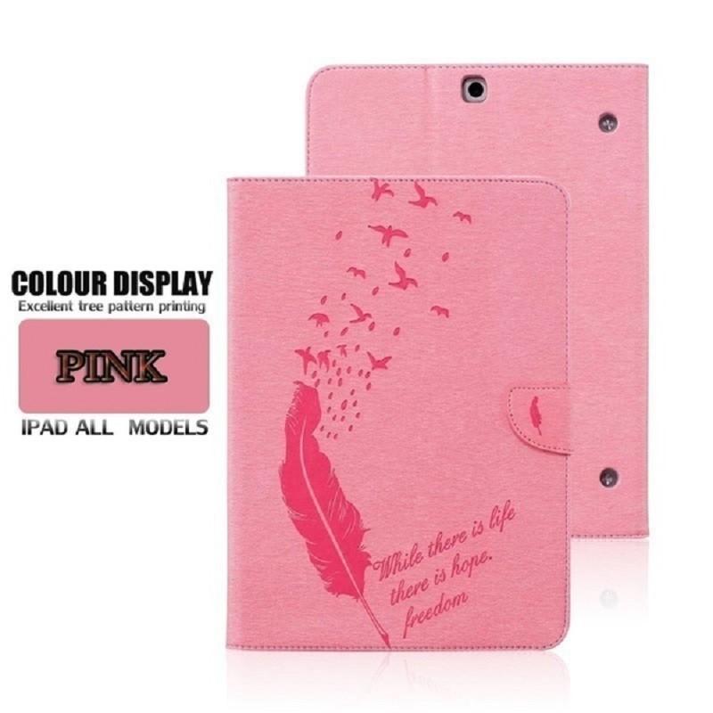 Premium Quality Fashion Embossed Feather Stand Magnetic Smart Tablet Case Cover For Apple Ipad With Timeless Design And Versatile Fit