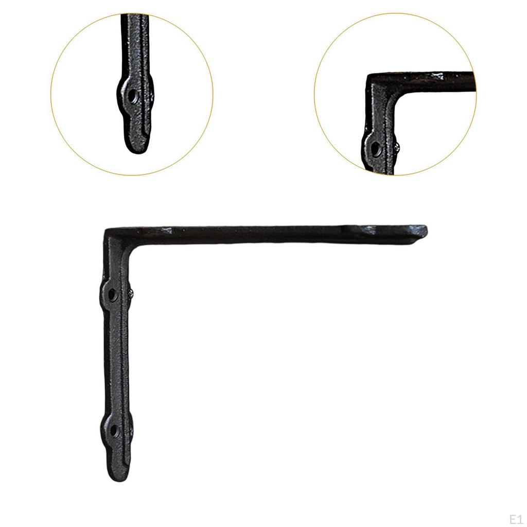 Decorative Shelf Bracket L Brackets Cast Corner Brace Room Bedroom Hardware Support