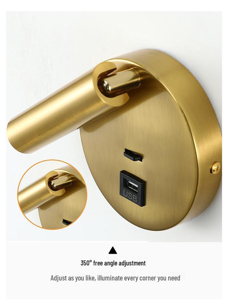 Modern Wall Light for Eye Protection: Ideal for Reading, Hotel Corridors, Bedrooms, and Children's Rooms