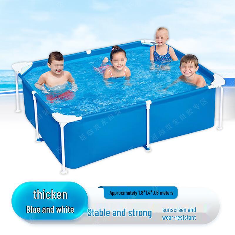 Foldable Above Ground Swimming Pool for Kids & Adults