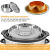 Flan Pan Mold Round Cake Baking Flan Maker 1.5QT Flan Mold Set Stainless Steel Cheesecake Pans for Chocolate Kitchen Supplies