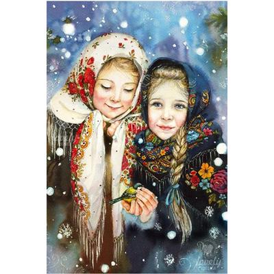 Pittura diamante 5D completa fai da te Giorni di neve sorelle Diamante ricamo punto croce decorazioni per la casa fatte a mano