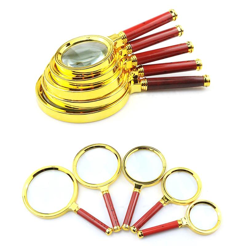 Portable Magnifying Glass 10X Handheld 60/70/80/90/100Mm Portable Magnifier