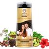 Shampoo Colorante para Cabelos Kokila para Homens e Mulheres | Sem Amônia - Sem Parabenos | 10 Pares de Luvas Grátis, Preto Natural 200ml