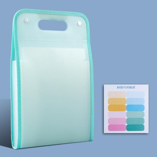 Expanding File Folder 13 Pockets Accordion File Organizer with Handle Plastic Clear Document Organizer Hold A4 Letter Size Paper