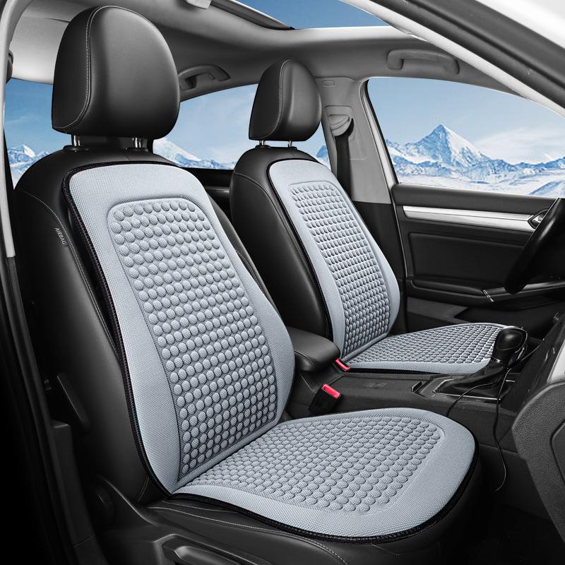 Breathable Ice Silk Car Seat Cushion - Universal Cool Pad for All Seasons