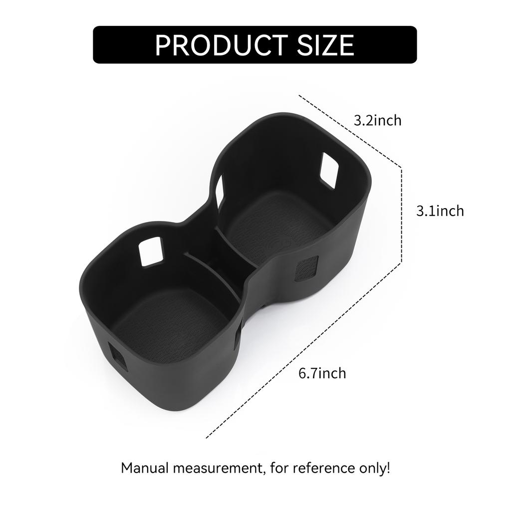 for Chery OMODA 5 C5 E5 EV Model 2025 2025 Cup Holder Storage Tray Shock-Absorbing Silicone Tidying