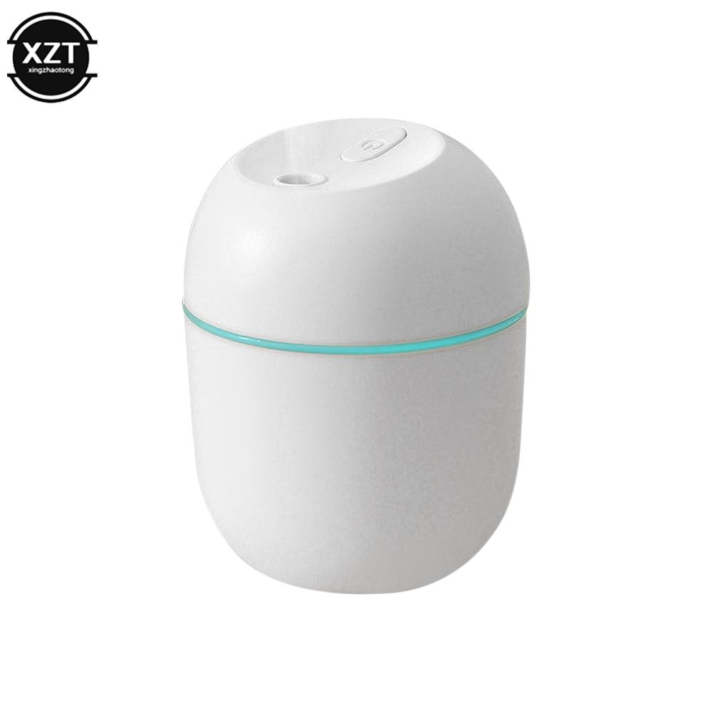 

220 мл Мини-увлажнитель воздуха Портативный USB Ароматный Эфирный Масло Диффузор Увлажнитель Со Светодиодной Подсветкой Для Дома Офиса Автомобиля белый