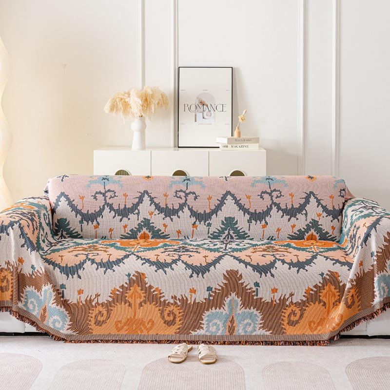 

Подушка для дивана в скандинавском стиле, универсальная для всех сезонов, летнее полотенце для сиденья, чехол-полотенце для прямого ряда, одеяло для спинки 180*130