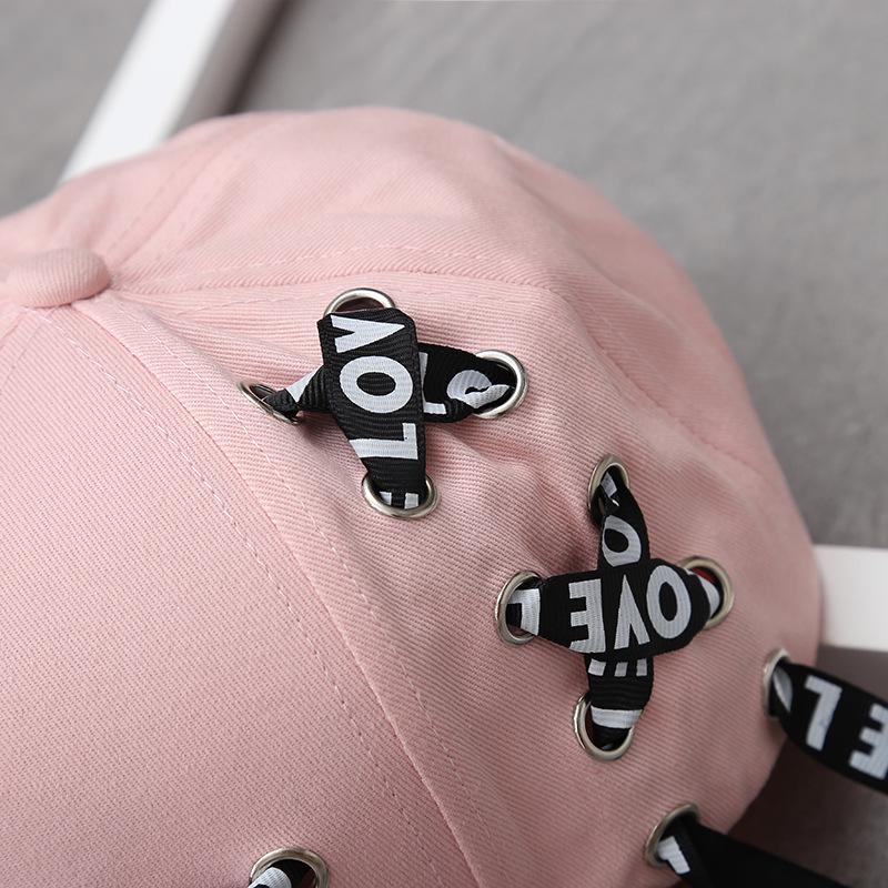 Ladies strap Spring Summer Unisex Baseball Caps Mesh Cap Trendy Solid Embroidery izable Fit Hat Women Men Cotton Everyday Hats