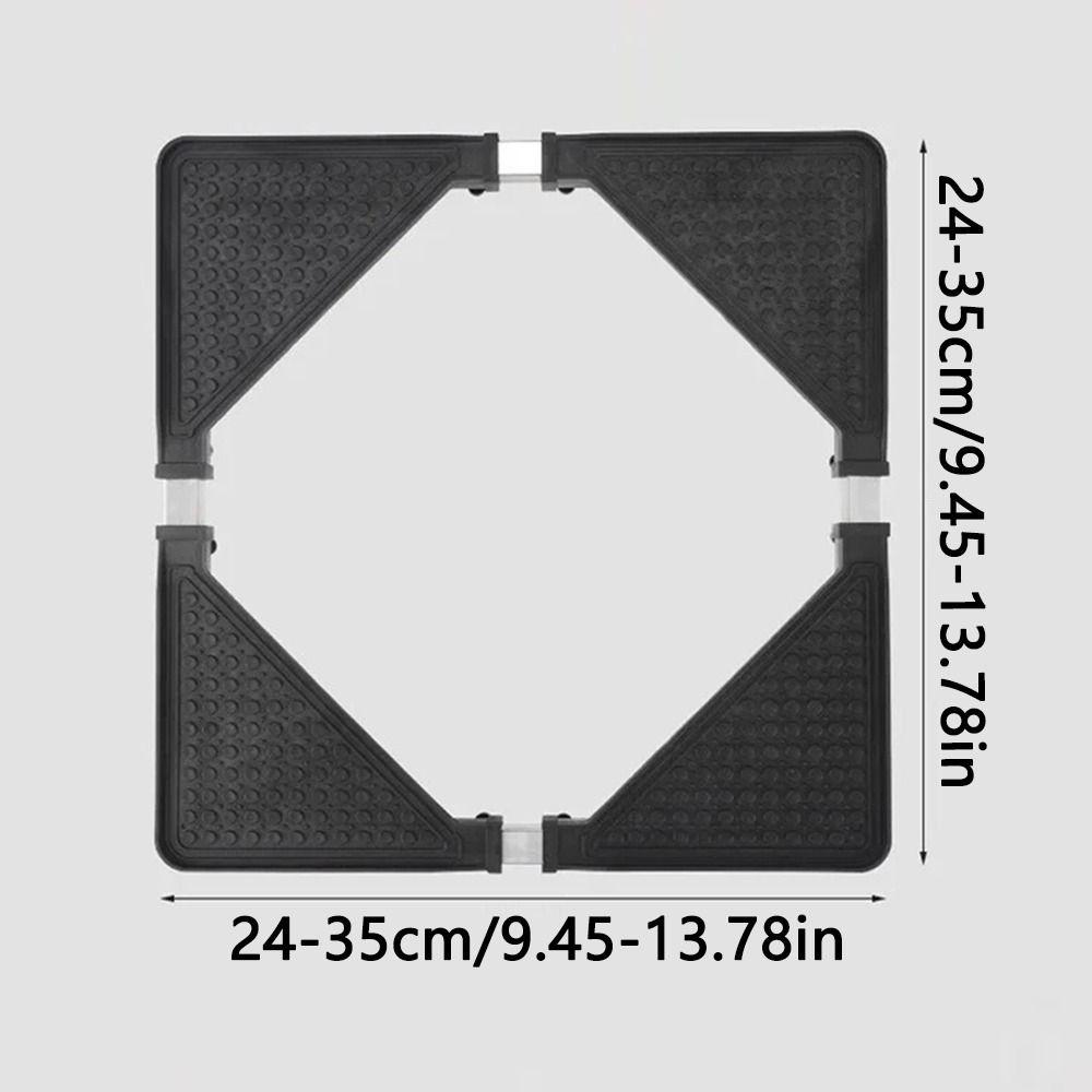 Adjustable Universal Wheel Mobile Rack Retractable Washing Machine Holder  Indoor