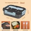 Microwave Safe Rectangular Lunch Box with Dividers