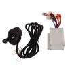 24V 250W Electric Bike Controller Thumb Throttle Set for Electric Scooter DC Motor
